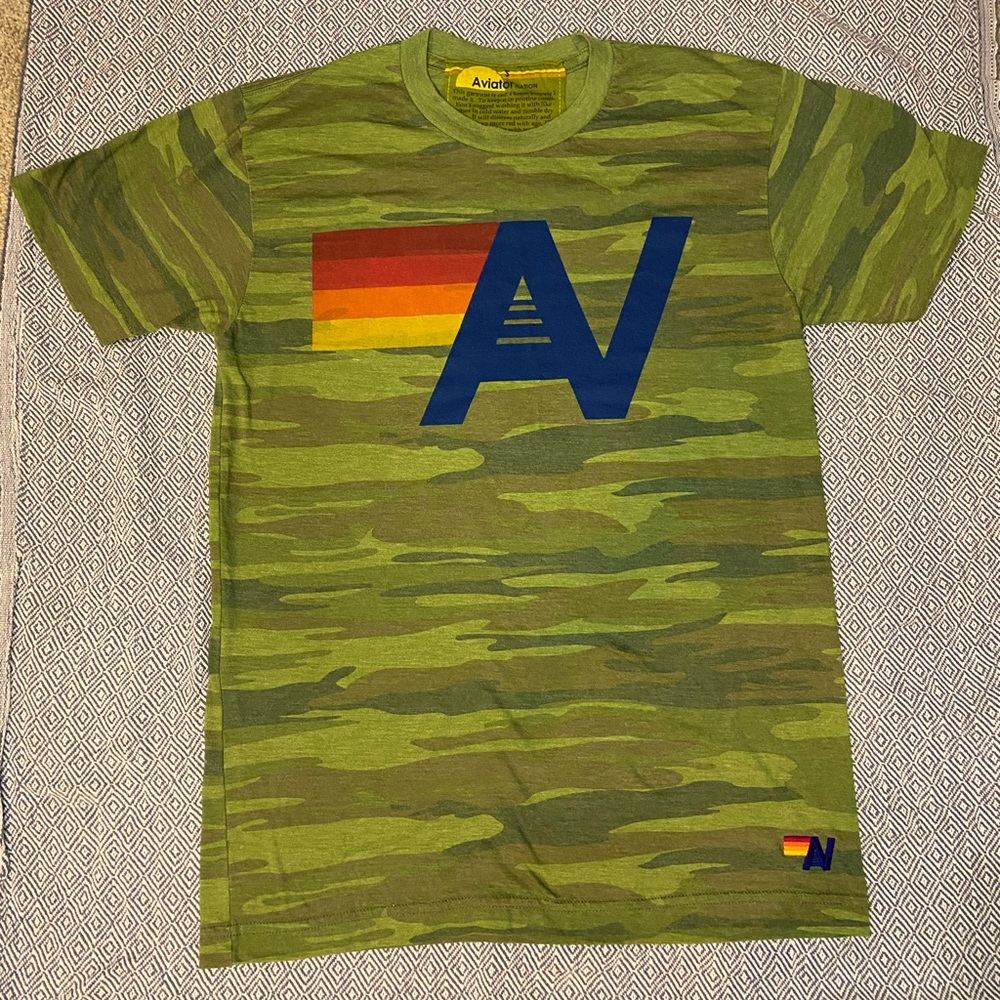 AVIATOR Nation Camo Boyfriend Tee